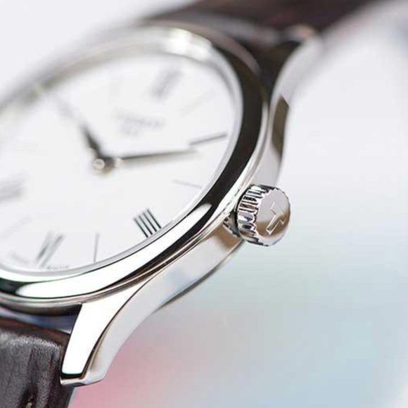 🔥Tissot Ladies Brown Leather Strap Watch! New! Sale! - Picture 4 of 7